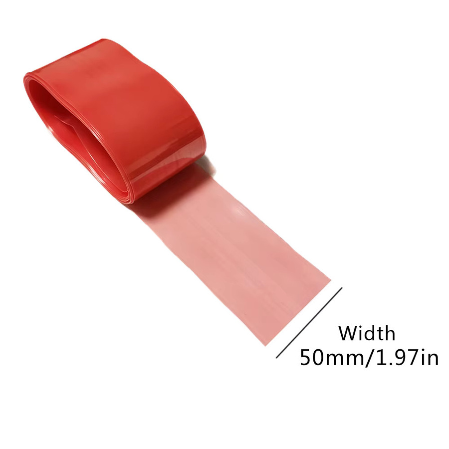 SAFEBET Kunststoff-Wursthüllen Transparent Rot, Breite: 50 mm - Bild 2