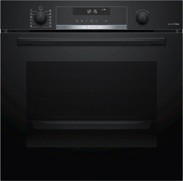 Bosch Einbaubackofen HBG4785B6 in Schwarz mit WiFi, Grill und Teleskopauszügen - Bild 1