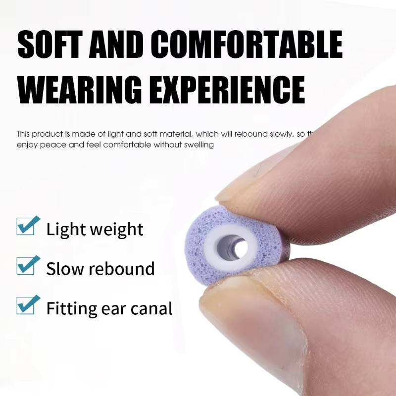 Memory-Schaum-Ersatz-Ohrstöpsel für Samsung Galaxy Buds 2 Pro, In-Ear Kopfhörer-Ohrpolster in Schwarz, Set mit S/M/L zur Geräuschreduzierung - Bild 2