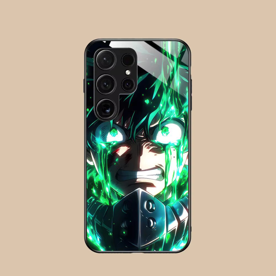 MHA Izuku Deku Handyhülle für Samsung Galaxy S26 S25 S24 S23 S22 S21 S20 Note20 Plus FE Ultra in Bunt und Schwarz - Bild 3