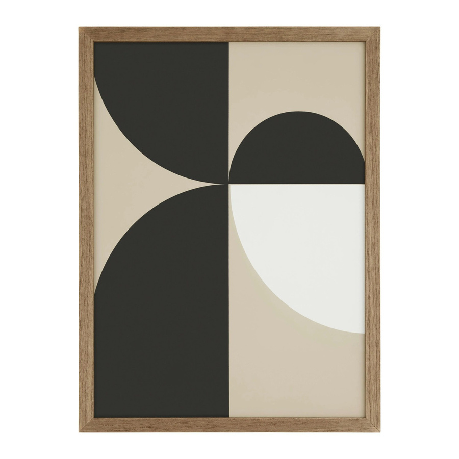 Modern Living Wanddeko Clea in Multicolor mit abstraktem Design, Breite: 40,0 cm, Höhe: 30,0 cm, Tiefe: 1,5 cm - Bild 2