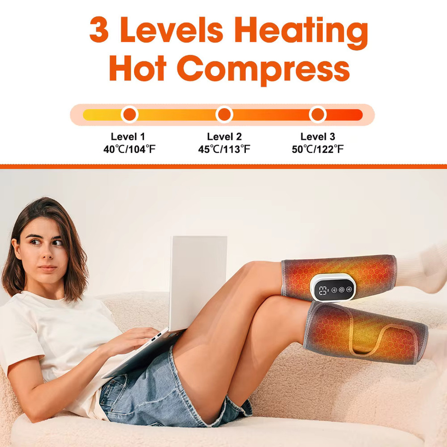 PASTSKY Wadenmassagegerät, kabellose Beinmassage mit 3-Modus-Airbag-Kompression - Bild 3