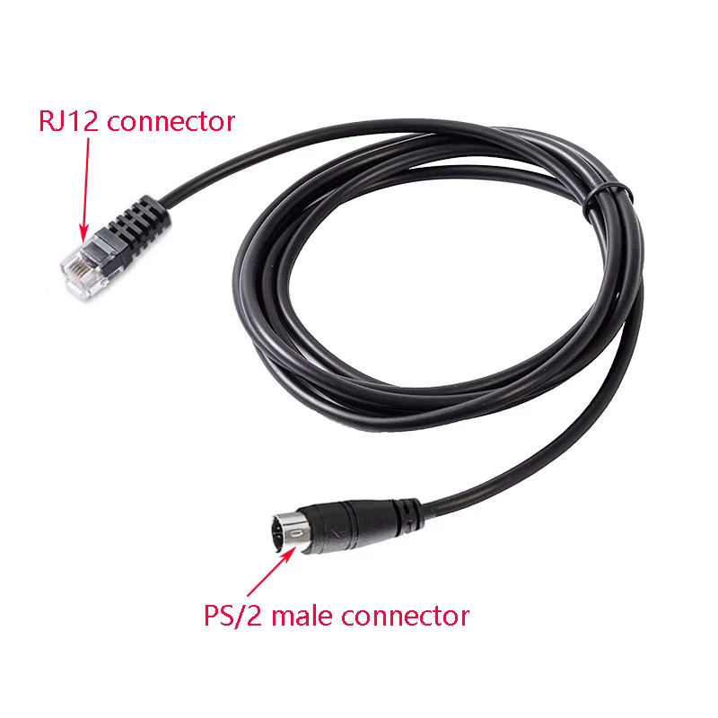 Fanatec Kabel für Pedale und Shifter von PS/2 auf RJ12 6-polig in Schwarz - Bild 2