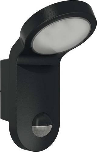 ESYLUX AOL 100 LED Wandleuchte mit Bewegungsmelder in Schwarz - Bild 1