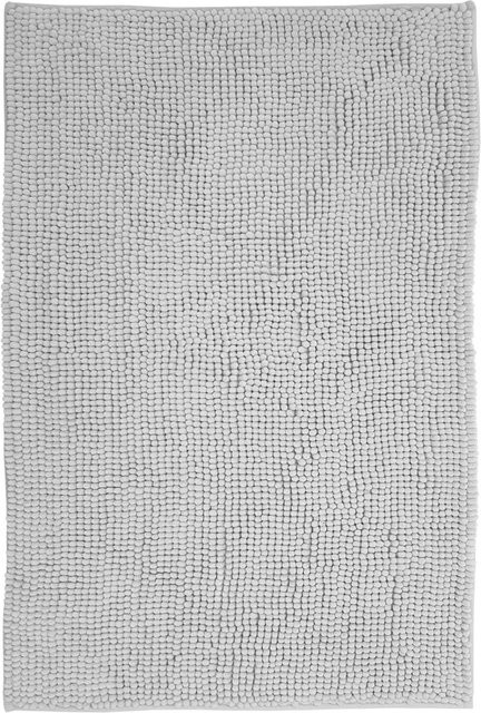 NYVI Badematte Chenille Weiß, Rechteckig, B/B: 60 x 90 cm, Rutschfest und Saugfähig - Bild 1