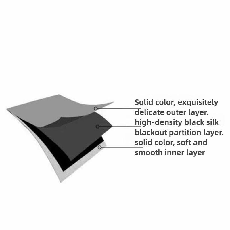 Verdunkelungsvorhänge schwarz, 100% lichtblockierend, wärmeisolierend und geräuschreduzierend, Breite: 290 cm, Höhe: 260 cm - Bild 8