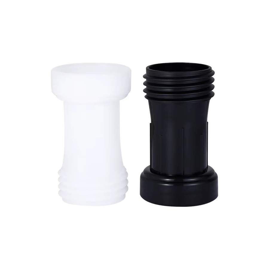 Adhere To Fly S60 zu S60 IBC-Tankadapter mit 2-Zoll-Anschluss als Kunststoff-Verlängerung für die Gartenbewässerung in Weiß - Bild 1