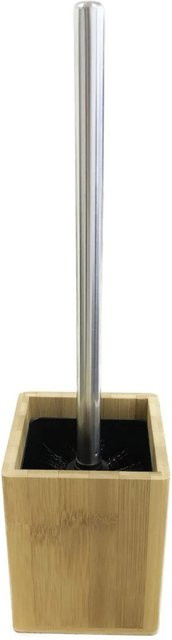Bagnoxx Toilettenbürste mit Halter aus Bambus in Braun, Höhe: 37 cm, Durchmesser: 10 cm - Bild 1