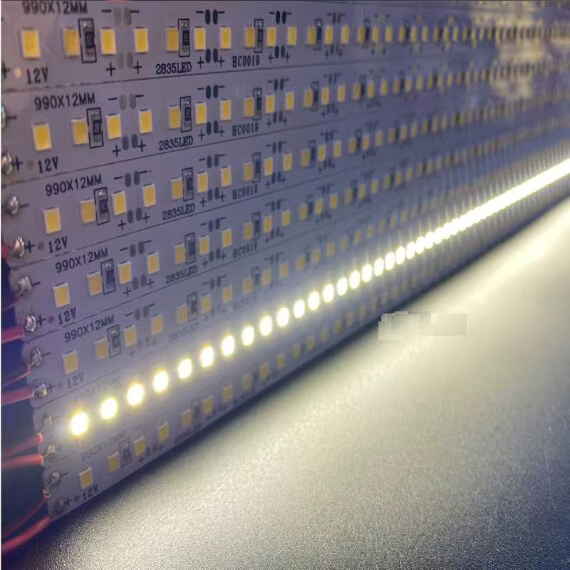 JOYPINJ LED-Hartstreifen Set 10 Stück, 144 LEDs/m, Warmweiß 3000K, für Juweliergeschäftsschrank und Möbel - Bild 5