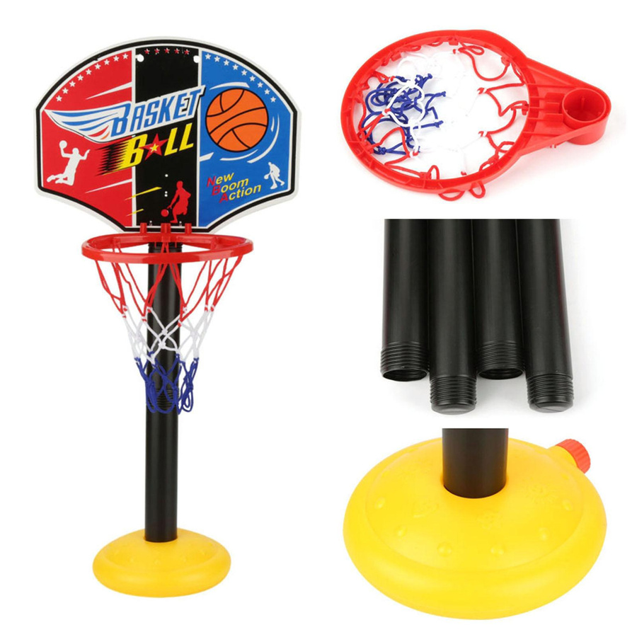 Fishine Basketball Miniatur-Basketballset Tragbar Verstellbar Bunt / Mehrfarbig - Bild 3