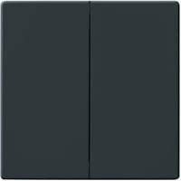 Busch-Jaeger Abdeckung Serientaster Future Linear Anthrazit Schwarz-Grau 2CKA001751A2930 - Bild 1