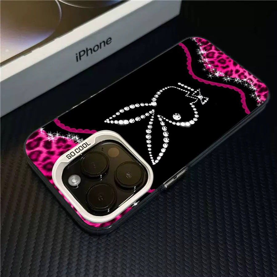 Stoßfeste Handyhülle mit Cartoon-Kaninchen-Druck für iPhone 11 bis iPhone 17 Pro Max in Multicolour - Bild 2