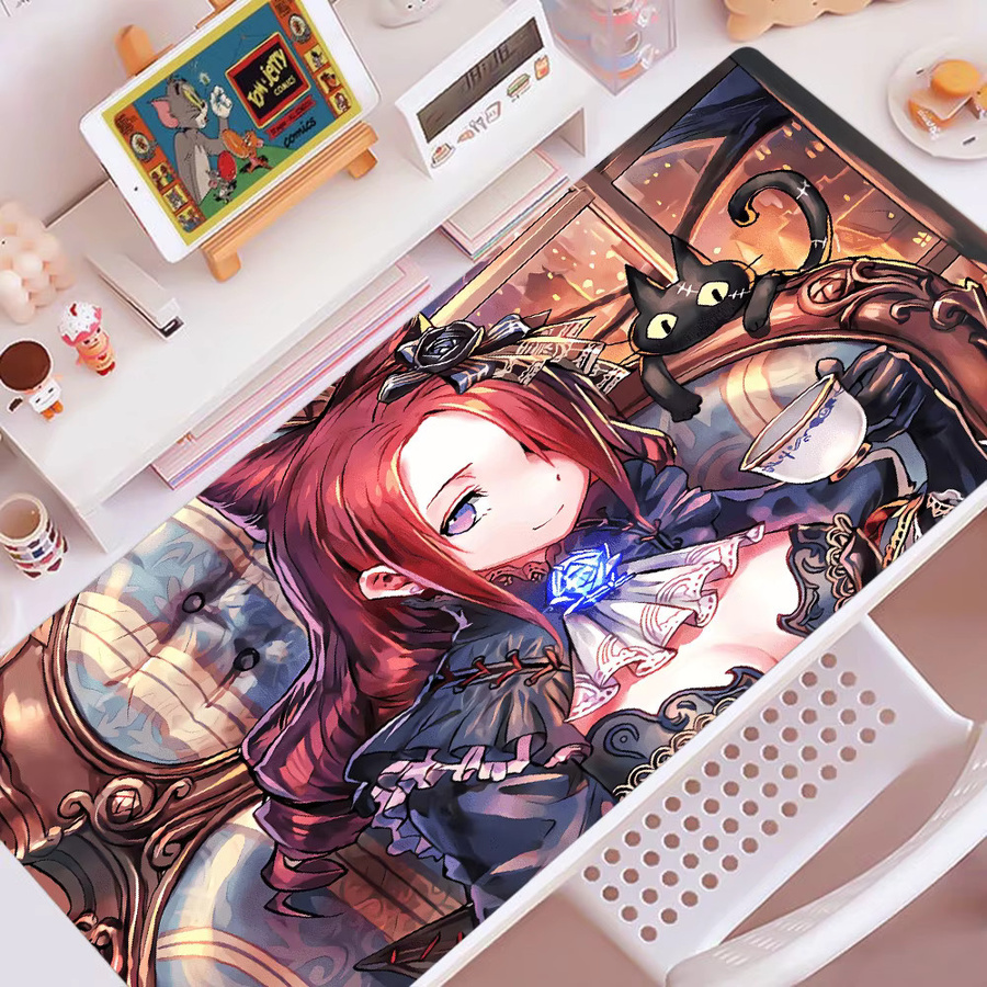Shadowverse rutschfestes und verdicktes Lockedge-Mauspad in Multicolour als übergroße Gaming-Tastaturmatte und Notebook-Tischmatte - Bild 4