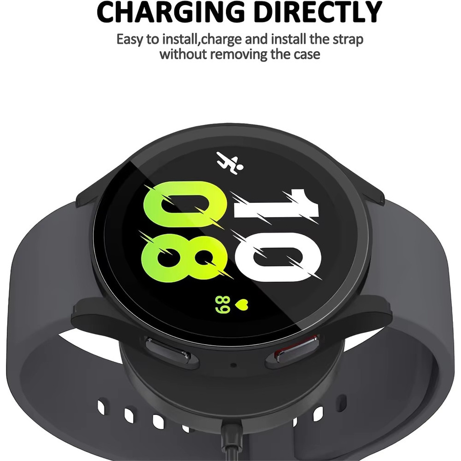 samusak Uhrengehäuse + Glas für Samsung Galaxy Watch Serie 4 5 6 7, 40/44 mm - Bild 5