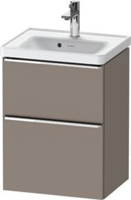 Duravit Waschtischunterschrank D-Neo in Chrom/Bas Matt mit 1 Schublade, B/T/H: 48,4 x 37,2 x 62,5 cm - Bild 1