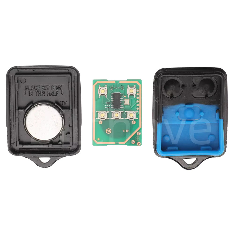 Jingyuqin Ersatzfernbedienung für Ford Edge Escape Explorer Windstar und Mazda Lincoln, 315/433MHz, 2/3/4 Tasten, Schwarz - Bild 4