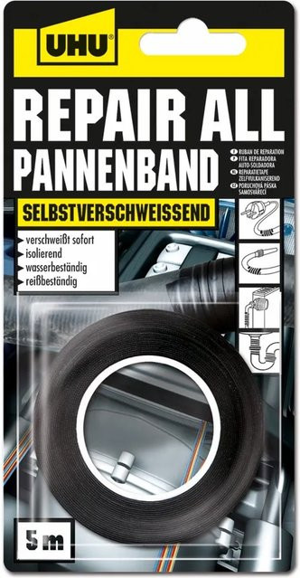 UHU Repair All Pannenband Reparaturband in Schwarz, Breite: 19 mm, Länge: 5 m - Bild 2