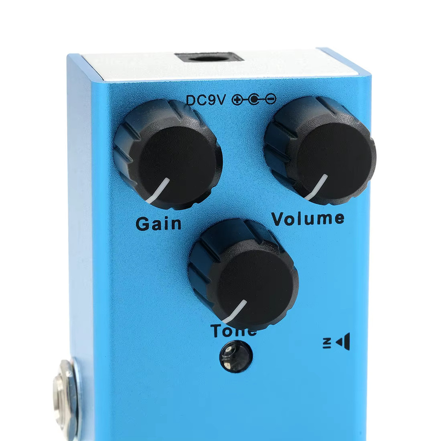 Irin EF-03 Crunch Verzerrung E-Gitarren-Effektpedal mit True Bypass und Metallgehäuse in Blau - Bild 3