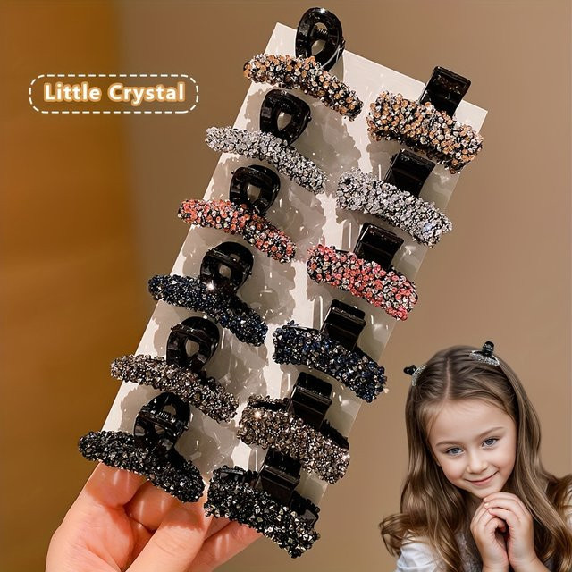 Hai-Clip Strass-Klauenklammern, Kinder - Bild 1
