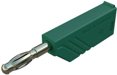 Hirschmann Test & Measurement LAS N WS Lamellenstecker gerade in Grün mit 4mm Stift-Durchmesser - Bild 1