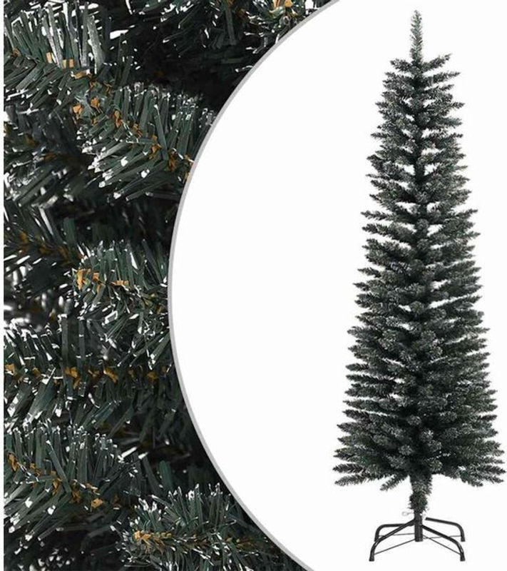 Künstlicher Weihnachtsbaum von vidaxl in Grün mit Metallständer, Höhe: 150 cm - Bild 1