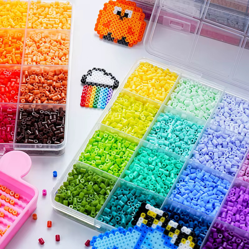 QIAO Bügelperlen-Set, 144 Farben, DIY Bastelset, ab 14 Jahren - Bild 3