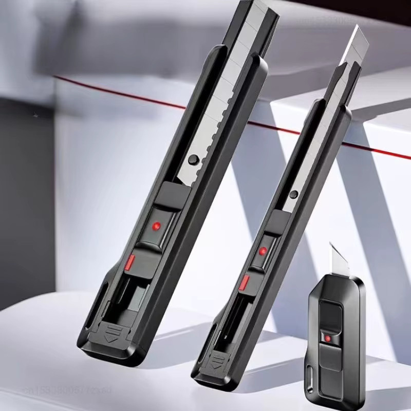 Mijia Stretch Utility Tool Papierschneider aus Kohlenstoffstahl in Schwarz mit Sicherheitsverriegelung und 18mm Klinge - Bild 2