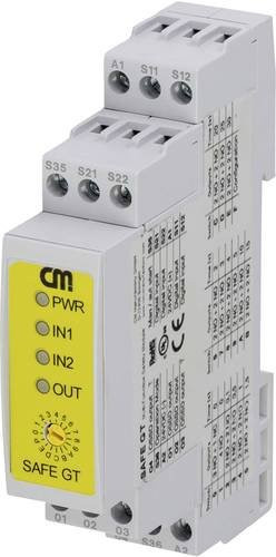 CM Manufactory Nachschaltgerät SAFE GT mit 24 V/DC, 3 Schließer und 1 Öffner, Weiß - Bild 1