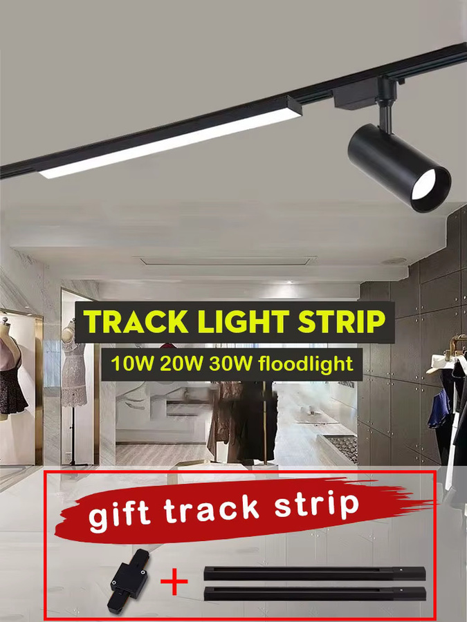 LANGYUE LED-Schienenstrahler COB-Flutlichtstrahler in Schwarz für Wohnzimmer und Bekleidungsgeschäfte - Bild 7