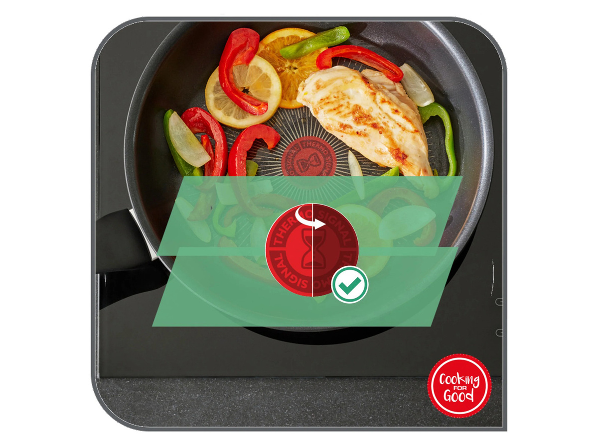 Tefal Aluminium-Bratpfanne Elemental C3920644, Grau, Durchmesser: 28 cm - Bild 3