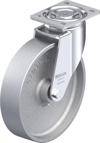 Blickle 7922 LH-G 250G Lenkrolle in Silber aus Stahl mit einem Rad-Durchmesser von 250 mm und einer Tragfähigkeit von 900 kg - Bild 1