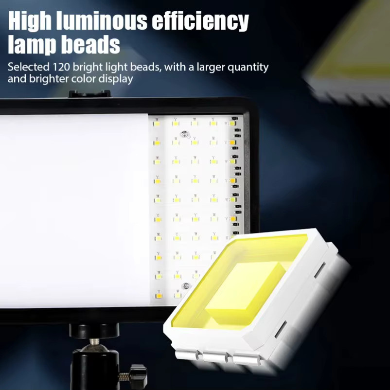 Mcoplus LED Fotostudio Video-Fülllicht Panel mit RGB-Filtern für Live-Streaming und YouTube, Schwarz, Multicolour - Bild 5