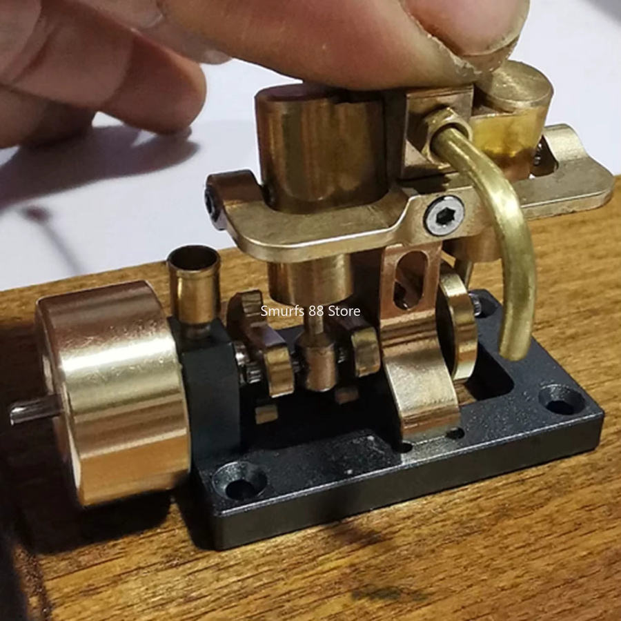goni Inline-Zweizylinder-Swing-Dampfmaschine Mini-Modell, Retro-Schiffsmodell - Bild 2