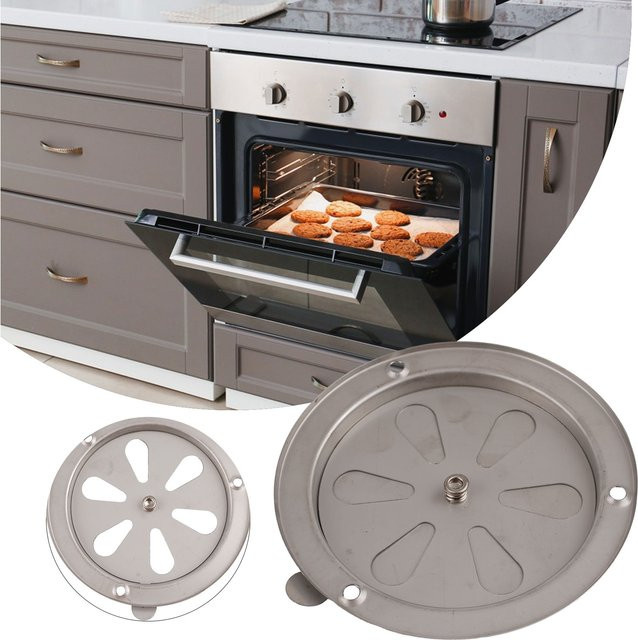 Vibratite Ersatz Belüftungsventil für BBQ Grill und Smoker, 125 mm Durchmesser, Hochtemperatur-Luftschieber für Ofen und Testkammer - Bild 1