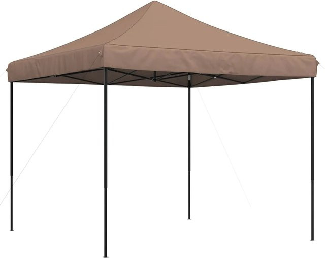 vidaXL Party-Zelt aus Oxford-Stoff in Braun, B/T/H: 292 x 292 x 315 cm - Bild 1