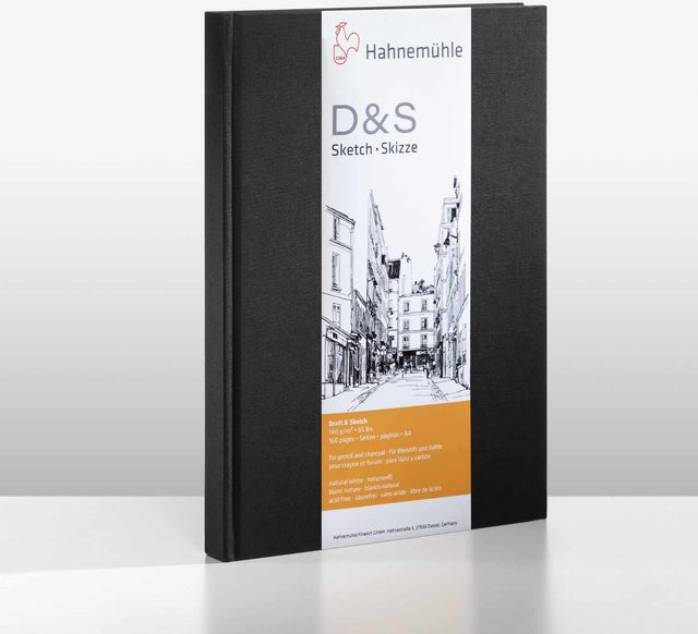 Hahnemühle Skizzenbuch D&S, naturweiß, 80 Blatt, DIN A4, 140g/m² - Bild 1