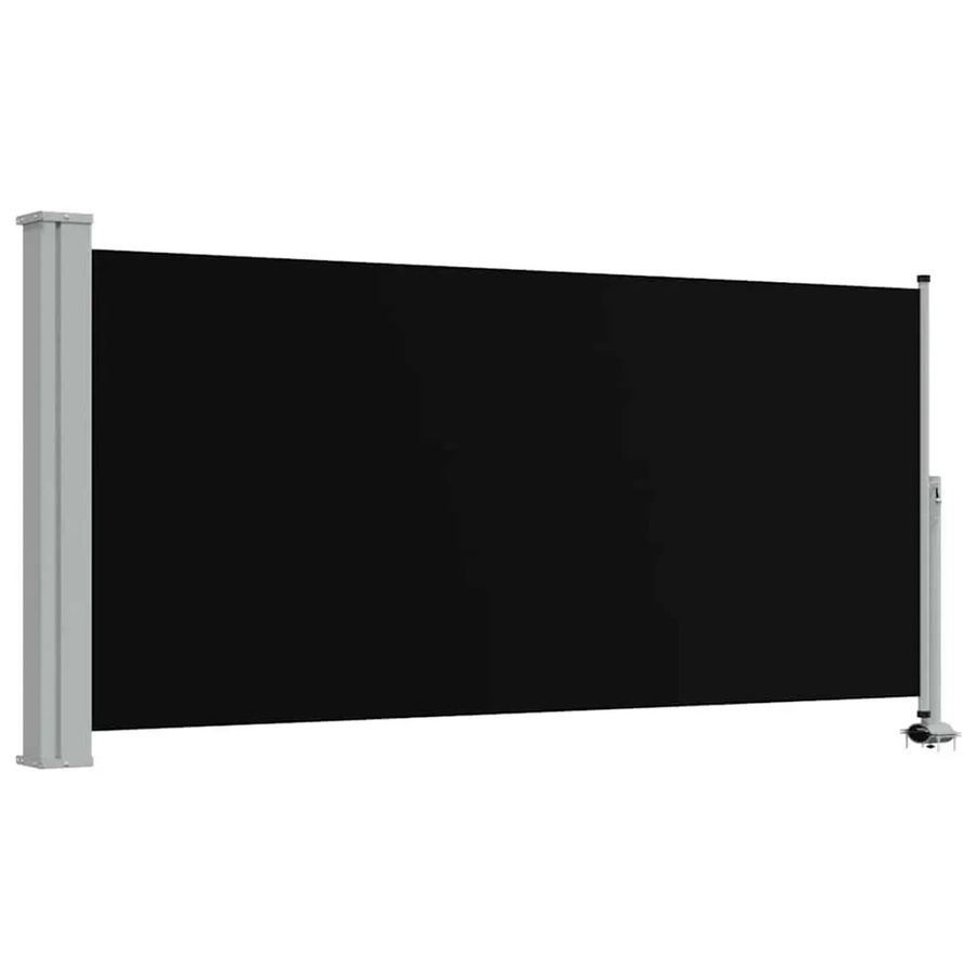 vidaXL Ausziehbare Seitenmarkise aus Polyester in Schwarz, B/H: 300 x 120 cm - Bild 2