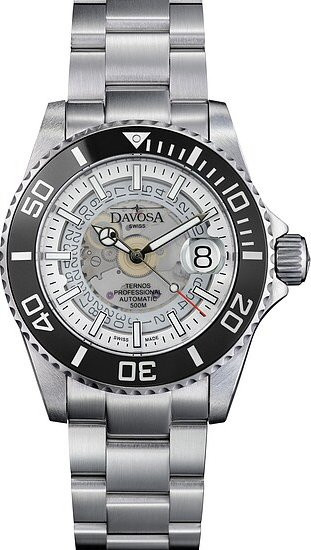 Davosa Ternos Professional Taucheruhr, Automatik, Edelstahl, Herren - Bild 1