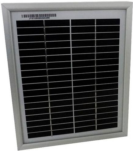 Phaesun Sun Plus Monokristallines Solarmodul 5W 12V in Schwarz - Bild 1