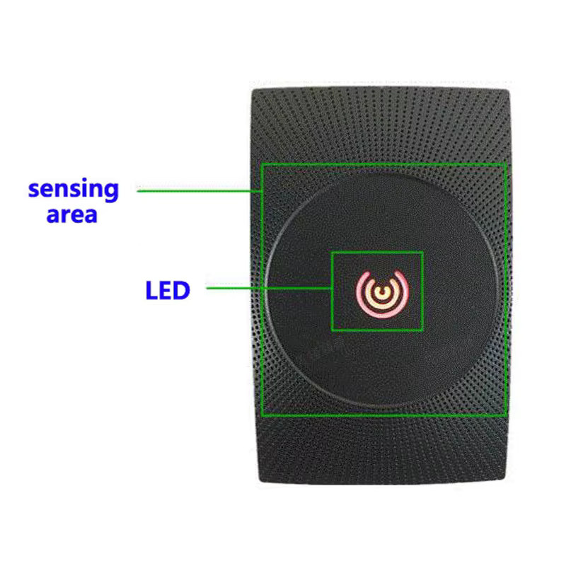 FENGLIANSECURITY Intelligenter RFID-Kartenleser KR600 mit Weigand26-Ausgang, IP65 Wasserdichter Smartcard-Leser, Schwarz - Bild 3
