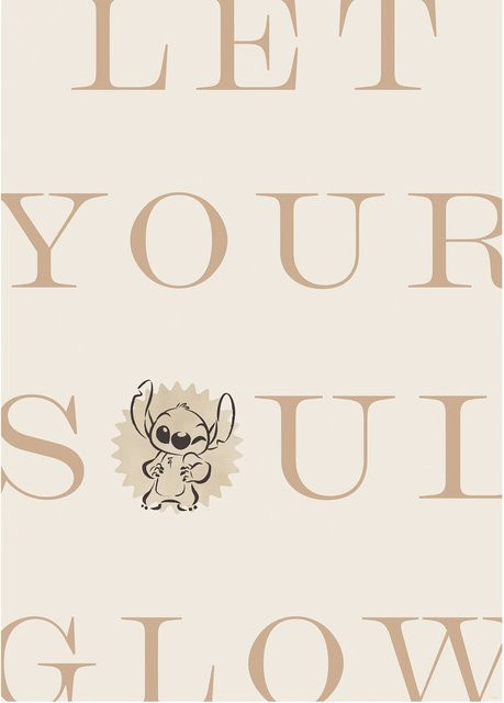 Komar Disney Lilo and Stitch Soul Glow Wandbild Paper Poster Multicolor B: 50 cm, H: 70 cm - Bild 1