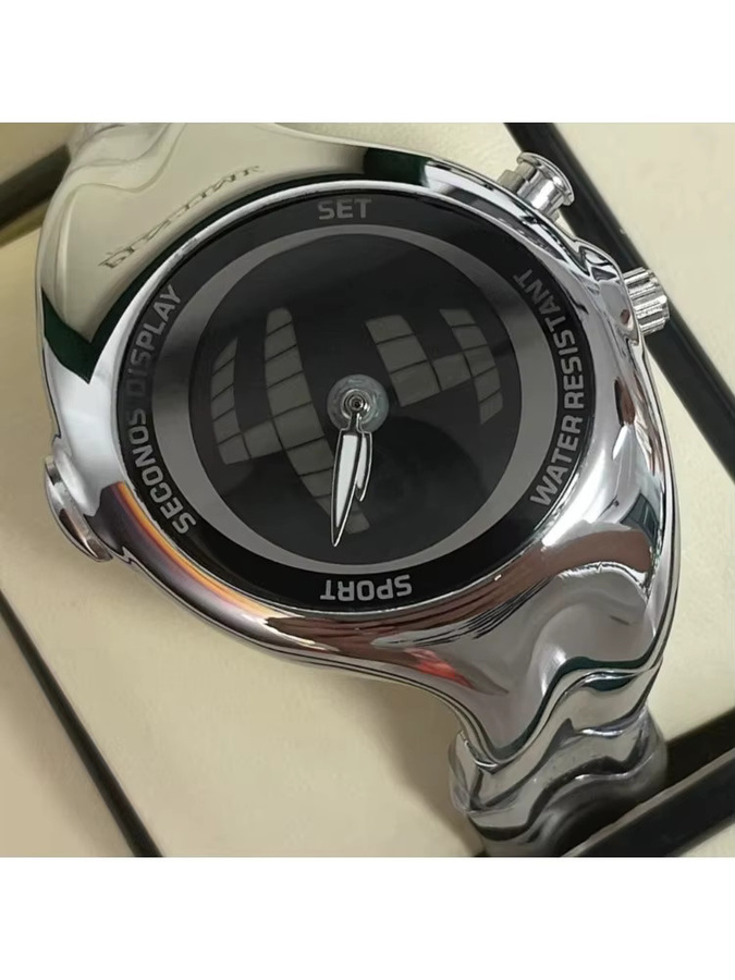 STARPERISH Digitaluhr, Quarz, Edelstahl, Schwarz, Silber, Herren - Bild 6