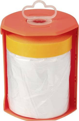 TOOLCRAFT Abdeckfolie Transparent mit Klebestreifen, Breite: 55 cm, Länge: 33 m - Bild 1
