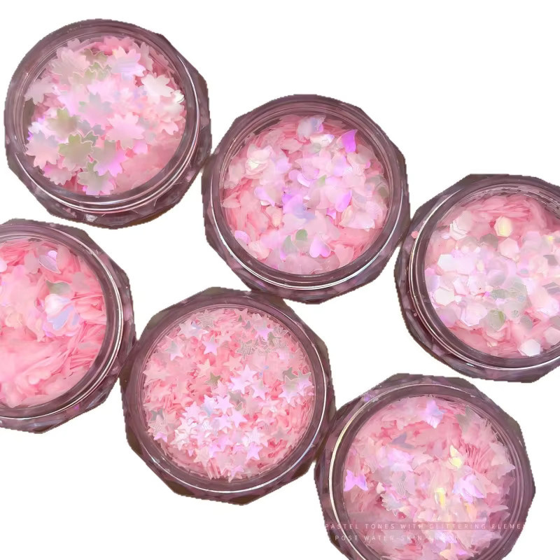 Lyle Aurora Glitzerpulver, Aurora Pink, Schimmernd, Unisex - Bild 3