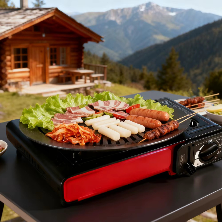 Kosun Koreanische Grillpfanne mit Antihaftbeschichtung in Schwarz, Durchmesser: 25,4 cm - Bild 3