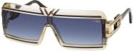 Cazal 856 Sonnenbrille, Vollrand, rechteckig, Unisex, beige, blue, transparent - Bild 1