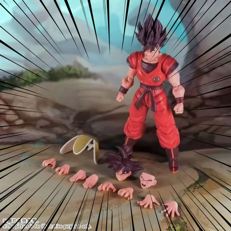 Bandai Dragon Ball Wukong SHF Crimson Martial Arts Actionfigur in Rot, Höhe: 14,5 cm - Bild 5