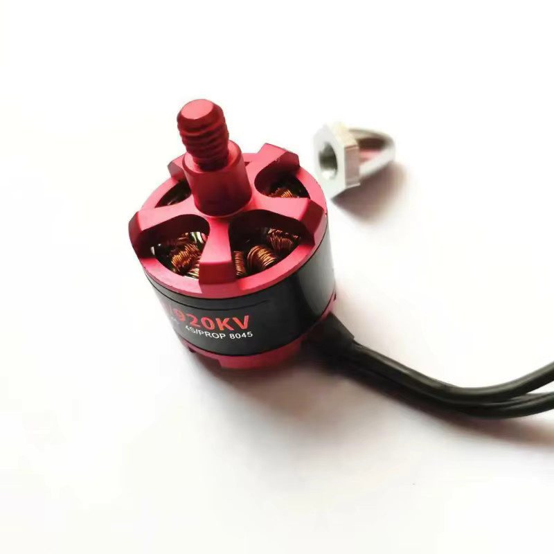 Foxhound Bürstenloser Motor, CW/CCW, 2212 920KV, 4-teiliges Set, Metall, Rot - Bild 2