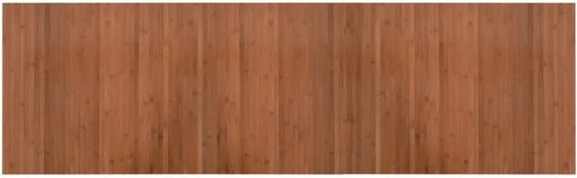 vidaXL Teppich Rechteckig Braun aus Bambus und Polypropylen B/T: 60 x 200 cm - Bild 1