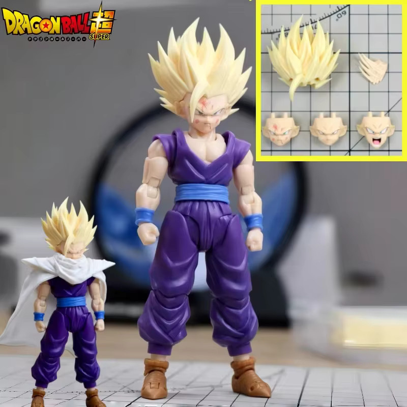 Bandai Dragon Ball Z Gohan Haarfigur Zubehör, Kopfskulptur-Set - Bild 2